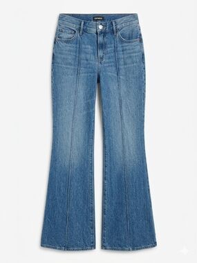 EXPRESS High-Rise Flare Jeans for Women / Size 6 Regular